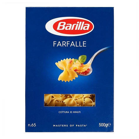 Макарони Farfalle № 65 Barilla 500г, фото 2