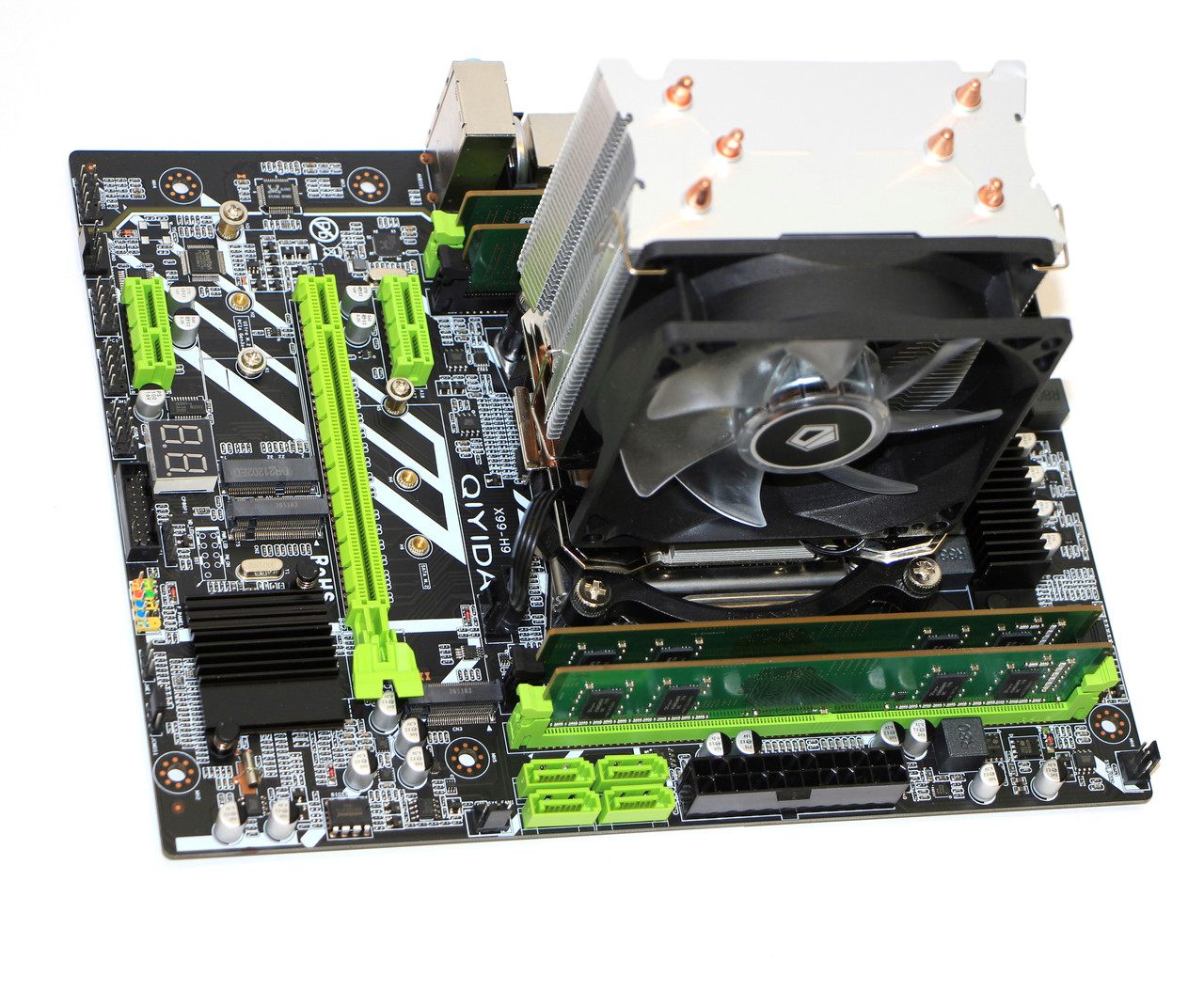 Комплект для ПК, 12 ядер 24 потоку (Xeon E5-2673 v3 2.40-3.20 GHz), X99, 32GB DDR4, +кулер вежа
