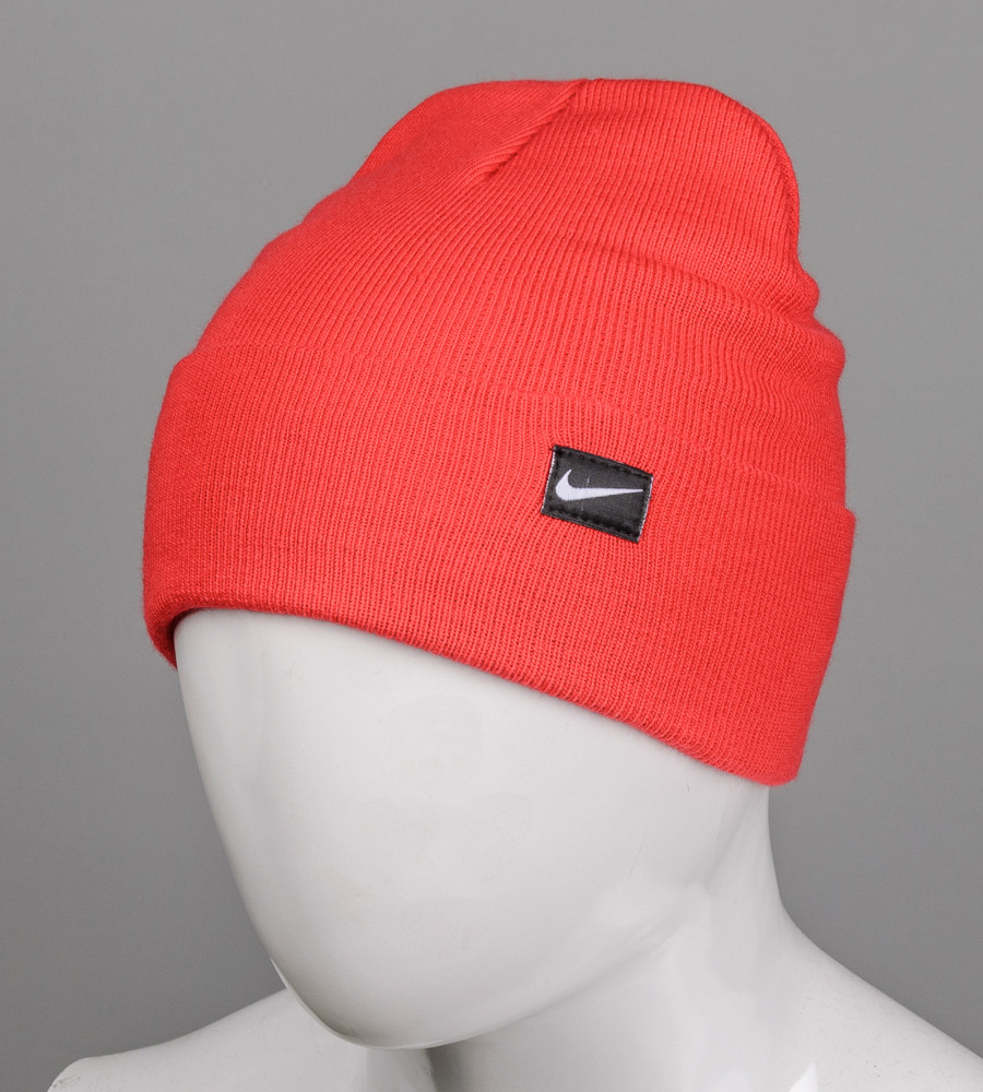 Шапка молодіжна "Ріжки" Nike (m20m), Червоний