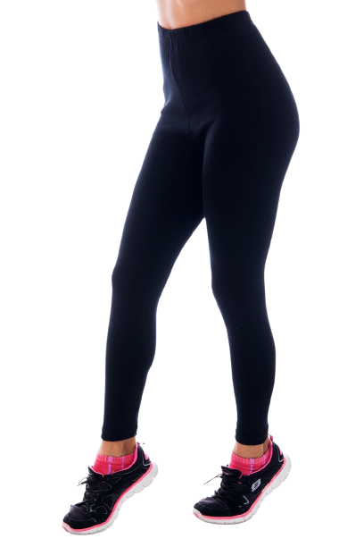 Жіночі лосини бавовна з начосом Kolo kl3 2XL чорні, фото 1