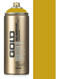 Аерозольна фарба Montana Gold 1050 Curry (Жовтий) 400 мл