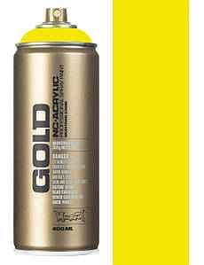 Аерозольна фарба Montana Gold 1110 Brimstone (Жовтий) 400 мл