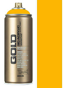 Аерозольна фарба Montana Gold 1220 Yellow Cab (Жовтий) 400 мл