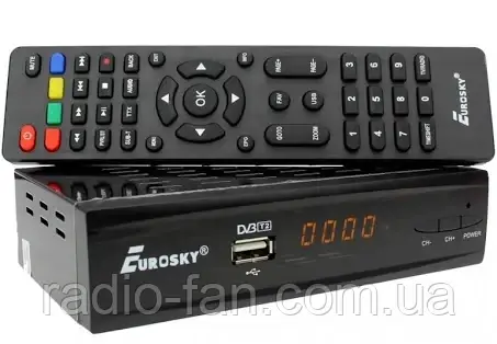 Супутниковий ресивер Eurosky ES-19 COMBO DVB-S2/T2/C