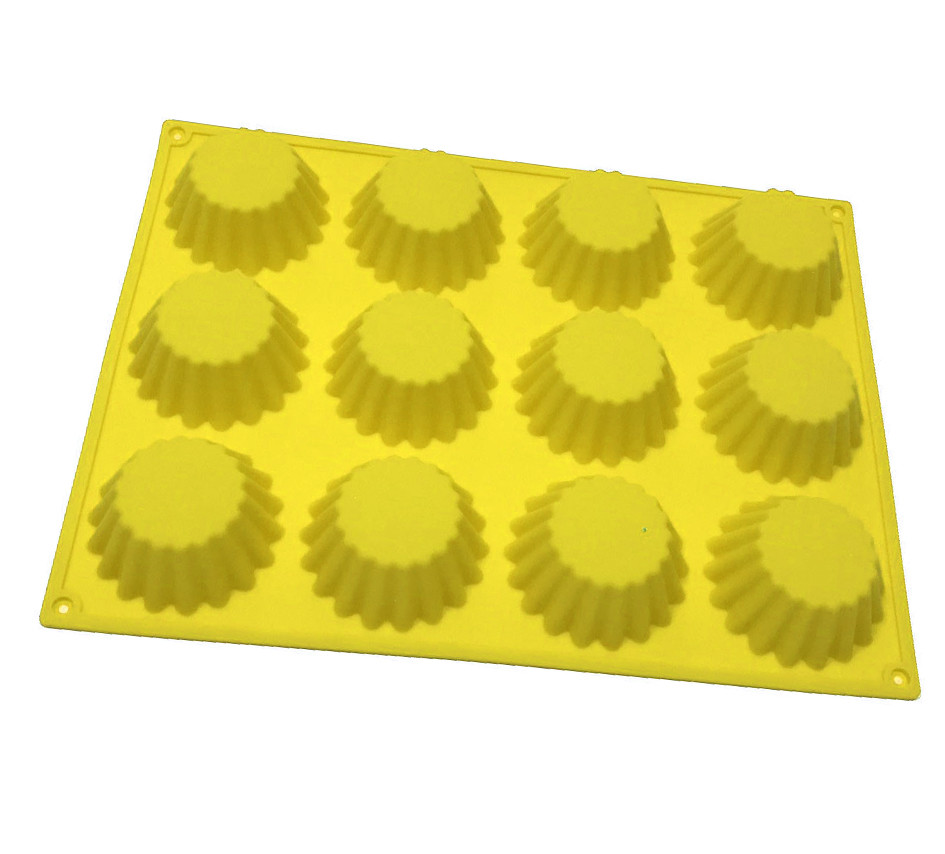 Силіконова форма для фігурних кексів 12 шт, 34*25,5 см, фото 1