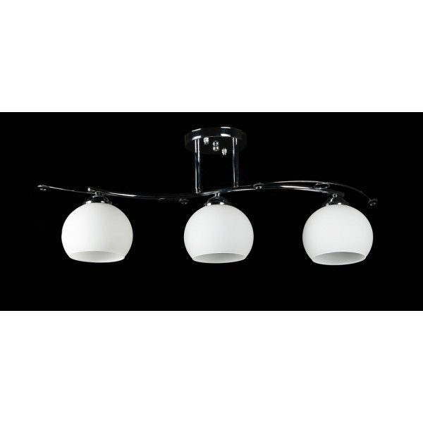 Стельова люстра зі скляним плафоном Splendid-Ray 30-3996-57