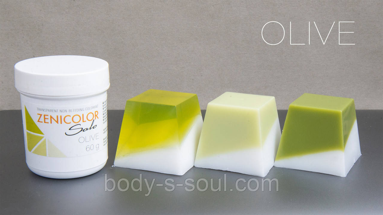 Барвник для мила Zenicolor SOLO Olive, 60 г про-во Словаччина