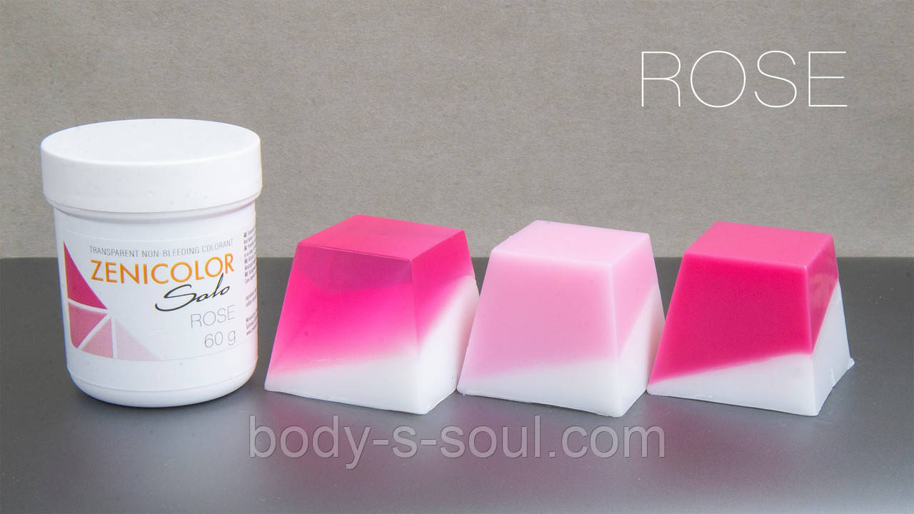 Барвник для мила Zenicolor SOLO Rose, 60 г про-во Словаччина