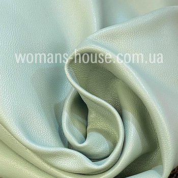 Шкірзам стрейч на трикотажній основі 150 см однотон Світло Оливковий