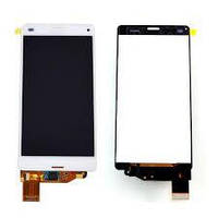 Дисплей (LCD) Sony D5803, D5833 Xperia Z3 Compact с сенсором белый Оригинал