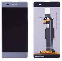 Дисплей (LCD) Sony F3111 Xperia XA, F3112, F3113, F3115, F3116 з сенсором сірий Оригінал