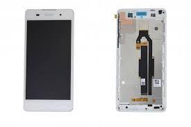 Дисплей (LCD) Sony F3311 Xperia E5 із сенсором білий + рамка Оригінал, фото 1