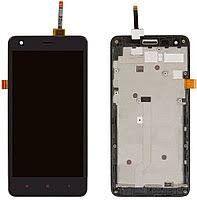 Дисплей (LCD) Xiaomi Redmi S2 (Redmi Y2) із сенсором чорний + рамка, фото 1