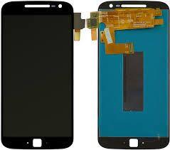 Дисплей (LCD) Motorola XT1641 Moto G4 Plus, XT1642, XT1644 із сенсором чорний, фото 1