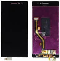 Дисплей (LCD) Lenovo Vibe X2 с сенсором чёрный Оригинал