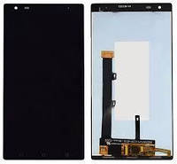 Дисплей (LCD) Lenovo Vibe X3 с сенсором чёрный Оригинал