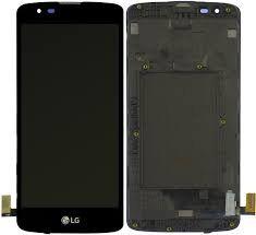 Дисплей (LCD) LG K350E K8, K350N, Phoenix 2 із сенсором чорний, фото 1