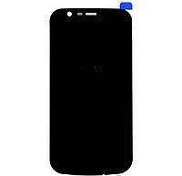 Дисплей (LCD) Nokia 1 (TA-1047, TA-1060) із сенсором чорний Оригінал