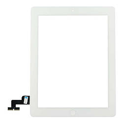 Сенсор (тачскрін) для iPad 2 білий повний комплект Оригінал