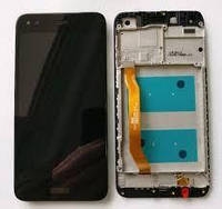 Дисплей (LCD) Huawei Nova Lite (2017), P9 Lite mini, Y6 Pro(2017)SLA-L02, с сенсором черный + рамка