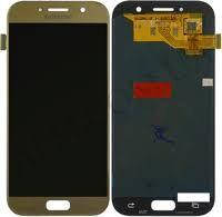 Дисплей (LCD) Samsung A520 Galaxy A5 (2017) TFT (подсветка Оригинал) с сенсором золотой