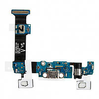 Нижня плата зарядки (Шлейф зарядки) для Samsung G928F S6 EDGE+ з роз'ємом навушників, мікрофоном, кнопки меню