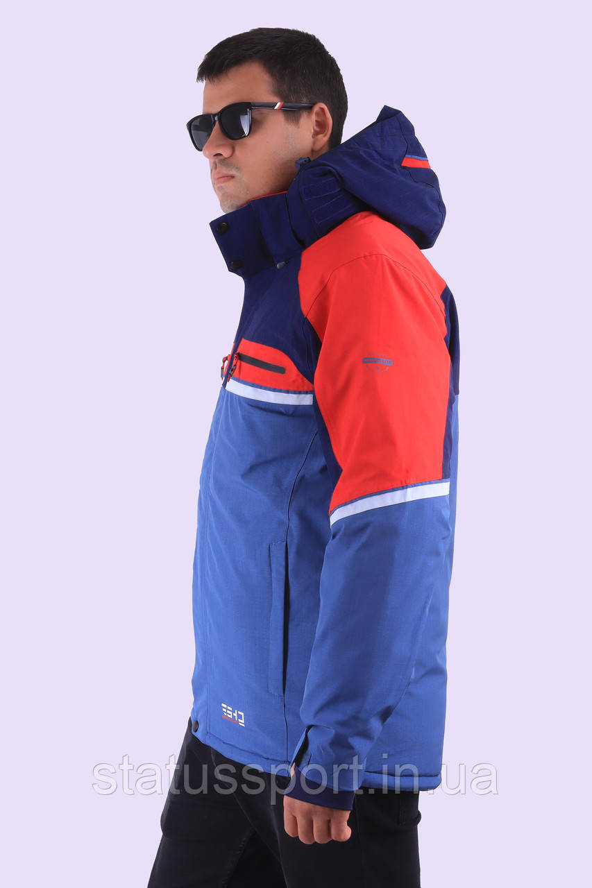 Мужская горнолыжная куртка Snow Headquarter A8701 Красно-синяя - фото 3 - id-p1204178958