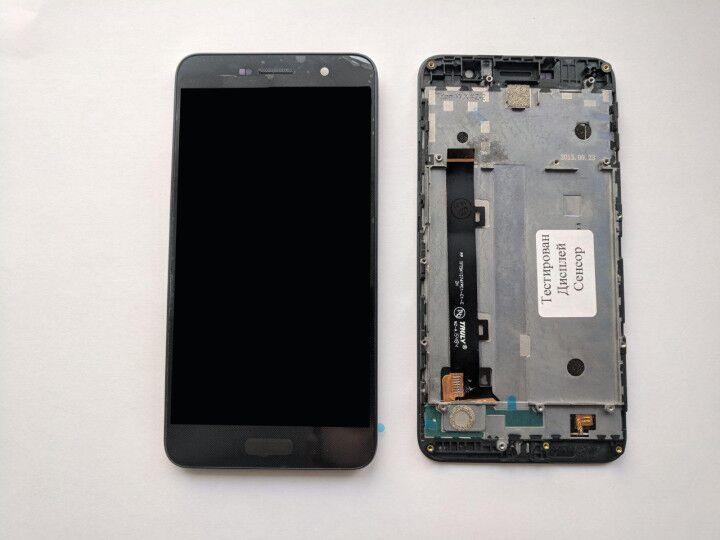Дисплей (LCD) Huawei Y6 Pro (TIT-U02, TIT-AL00), Enjoy 5, Honor Play 5X із сенсором чорний + рамка, фото 1