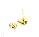 Сережки з проколом зі сталі 2 шт., фото 5