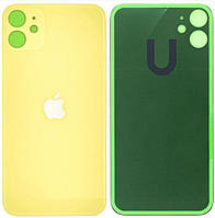 Задняя крышка корпуса Apple iPhone 11 A2221, A2111, A2223 желтая Оригинал