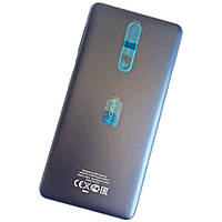 Задняя крышка корпуса Nokia 8 Dual SIM TA-1004, TA-1012, TA-1052 синяя Оригинал