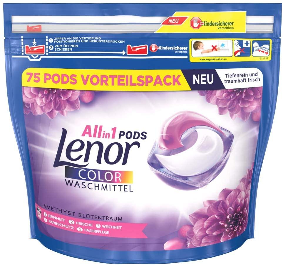 Капсули для прання кольорового Lenor Pods 3 в 1 70 капс, фото 1