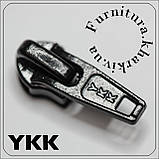 Бігунок для крученої блискавки No5RC YKK чорний, фото 5