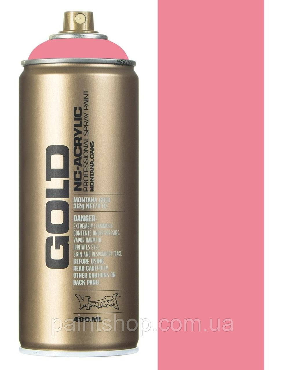 Аерозольна фарба Montana Gold 3010 Bazooka Joe (Рожевий) 400 мл