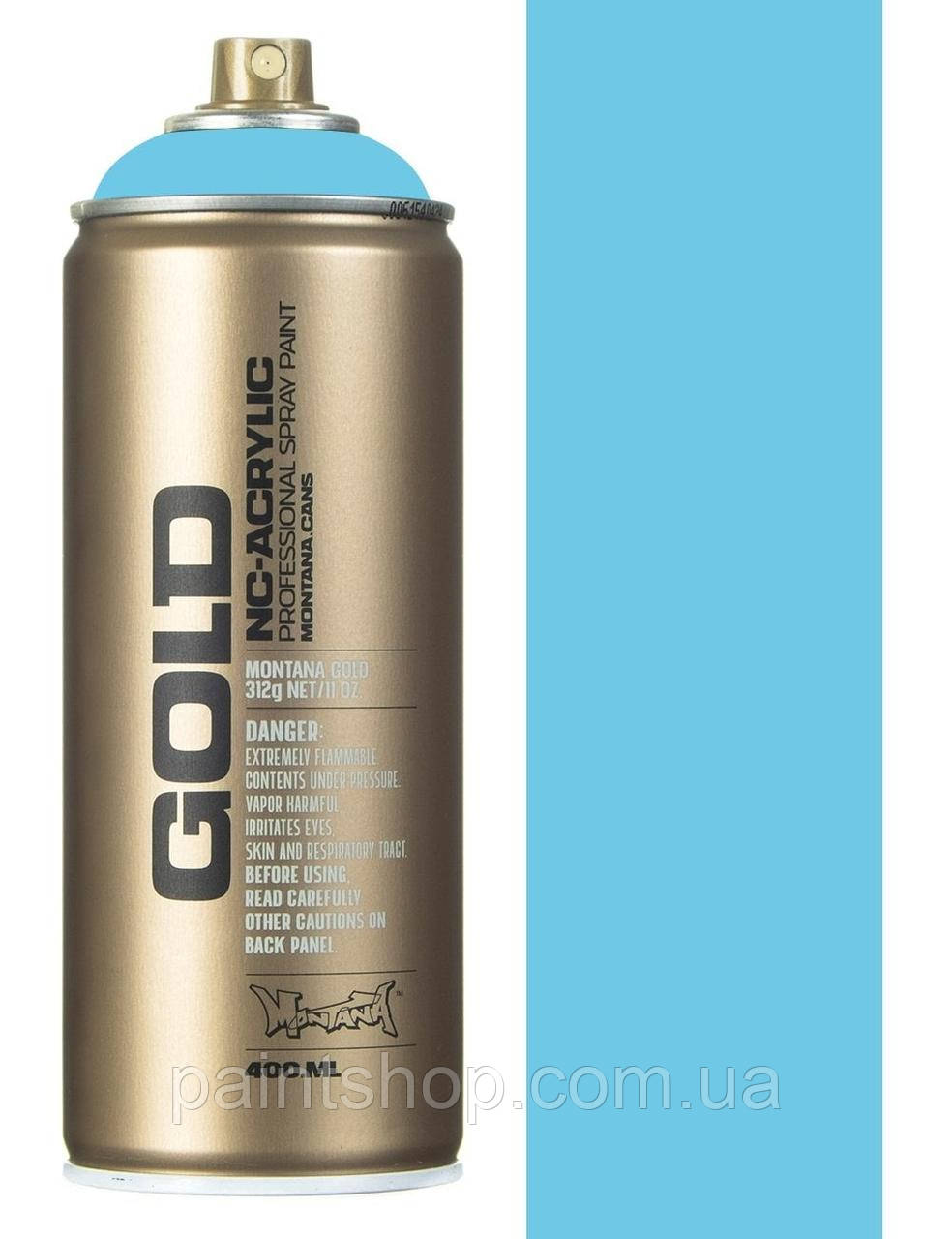 Аерозольна фарба Montana Gold 5020 Baby Blue (Блакитний) 400 мл
