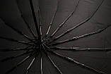 Чоловічий парасольку на 16 карбонових спиць / Сімейний / Великий Топ якість - Карбонові спиці, фото 6