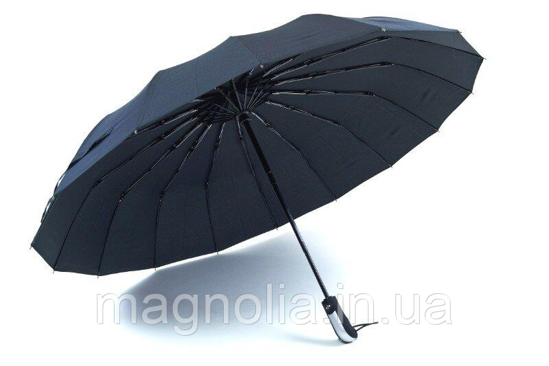 Чоловічий парасольку на 16 карбонових спиць / Сімейний / Великий Топ якість - Карбонові спиці
