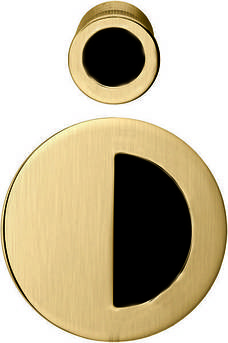 Дверна ручка купе для розсувних дверей Colombo LC211 OM Золото матове