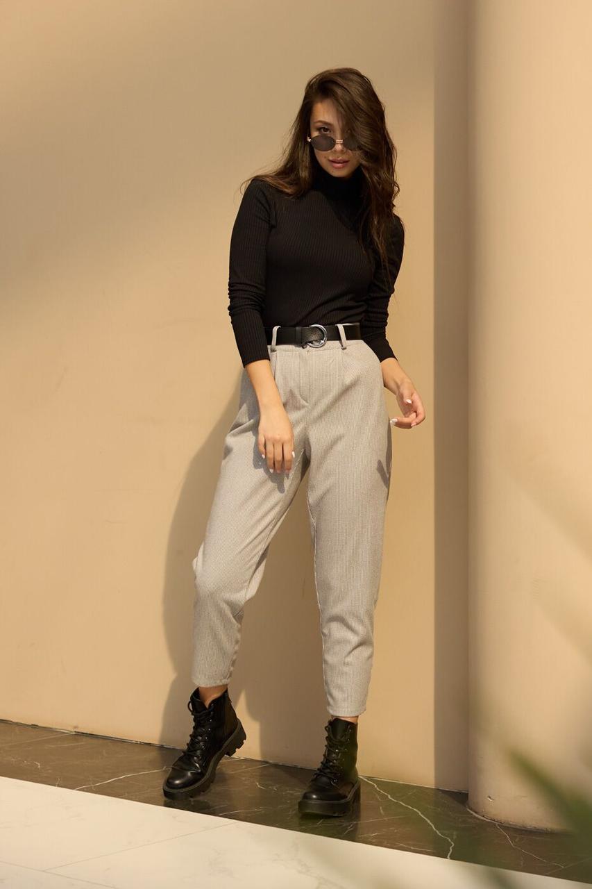 Жіночі широкі штани звужений до низу 42-48 розміри різні кольори, фото 1