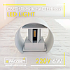 Світильник світлодіодний LedLight BRA013 LED 2*3W 4000K 450 Lm IP54 білий (аналог DH013), фото 6