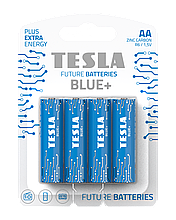 TESLA AA BATTERIES BLUE+/ 2165 (R06 / BLISTER FOIL 4 шт)