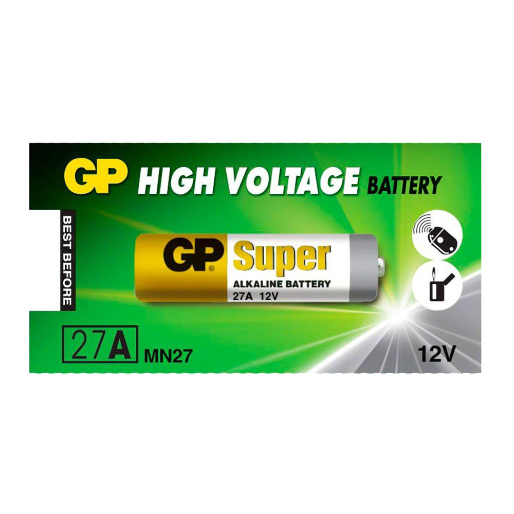 Батарейка GP Super Alkaline MN27 27A 12V, Green