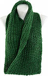 Снуд хомут жіночий Autumn voice зелений, фото 2