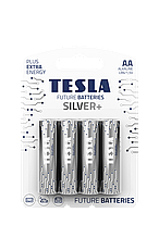 Батарейка TESLA SILVER LR6/ AA/2332 лужна (бл/4шт)