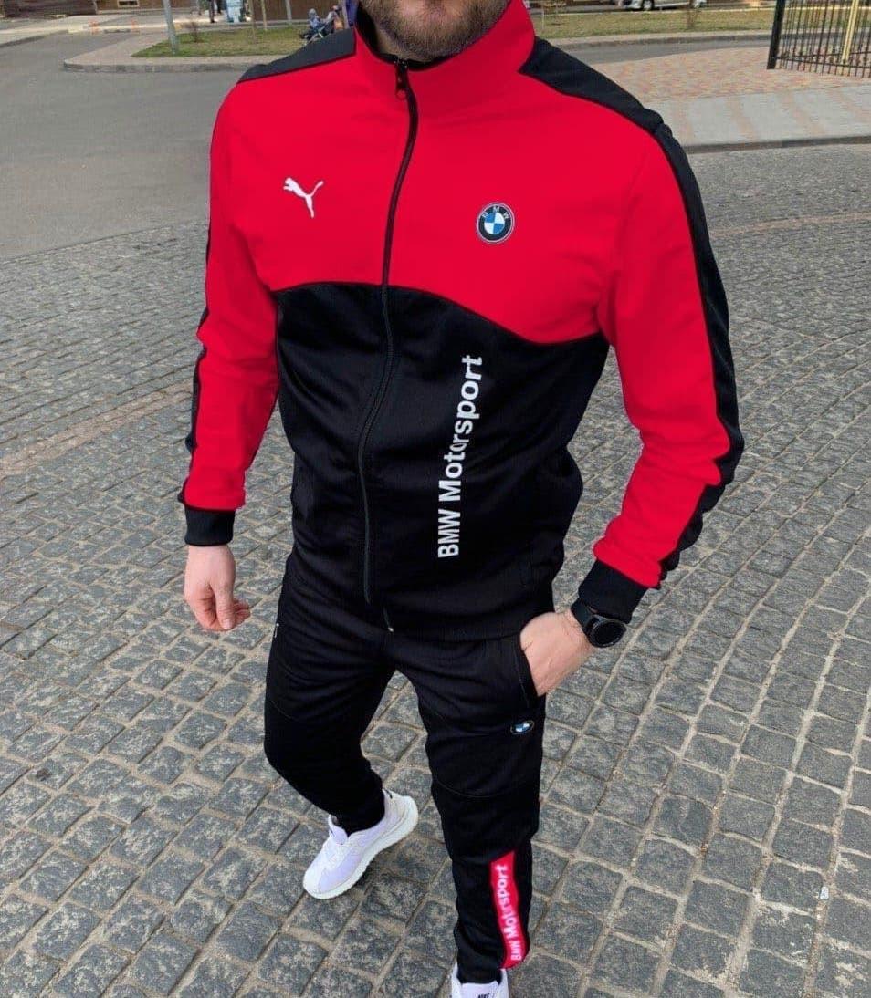 Чоловічий спорт костюм Puma червоний Puma BMW Motorsport, фото 1