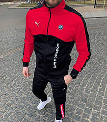 Чоловічий спорт костюм Puma червоний Puma BMW Motorsport