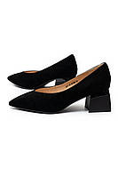 Женские черные замшевые туфли Lady Marcia 36