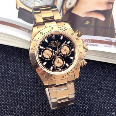 Rolex Cosmograph Daytona AAA Gold-Black-Rose