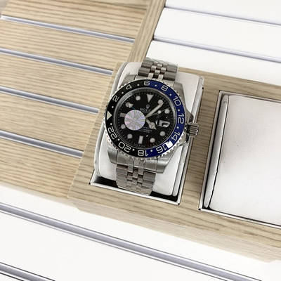 Rolex GMT-Master II Silver-Blue-Black