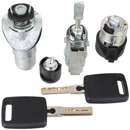 Audi A6 C5 97-05 комплект личинок, замок запалювання, ліва двері, багажник і бардачок арт. DA-24535, фото 2